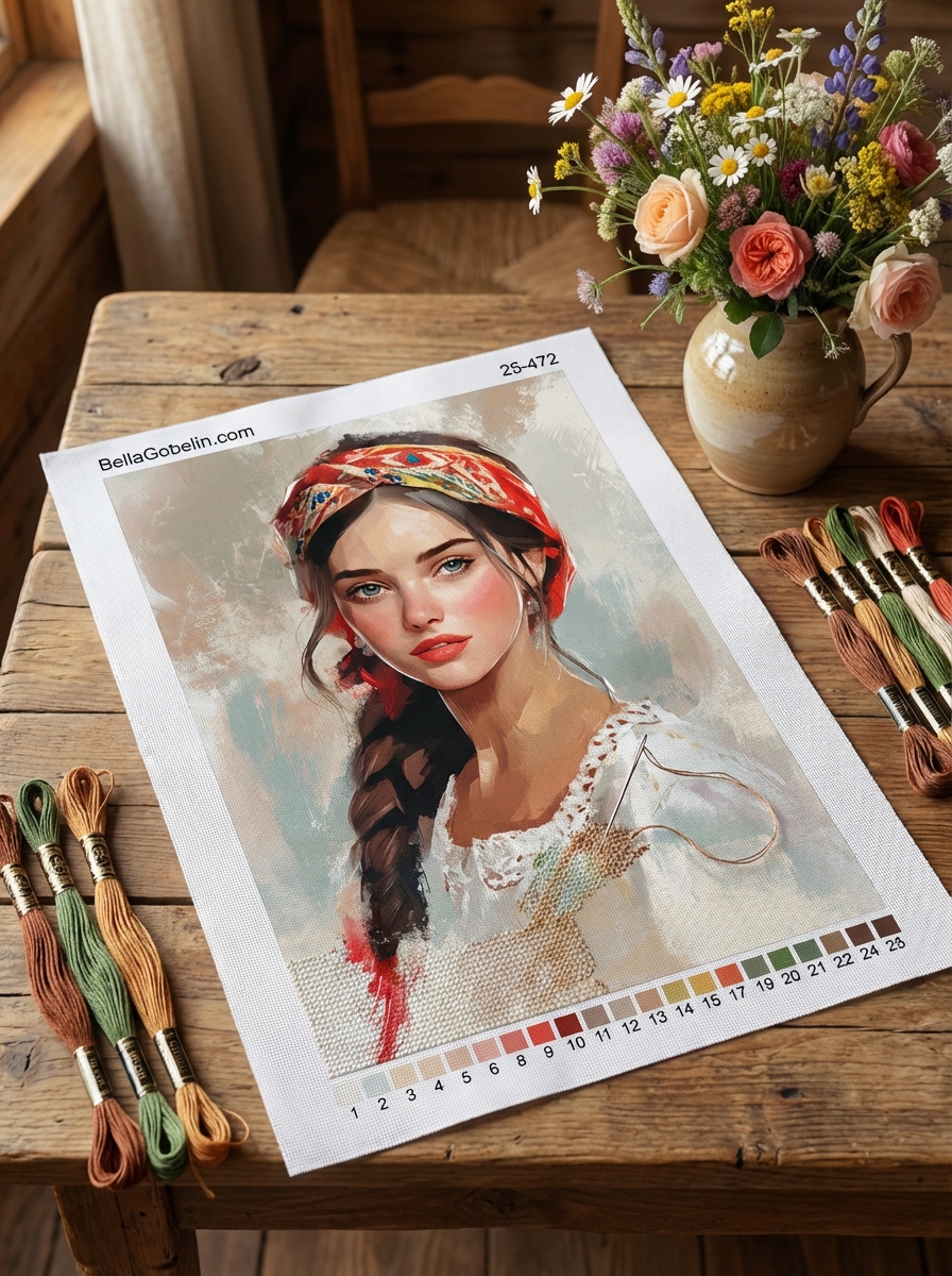 Russian lady portrait