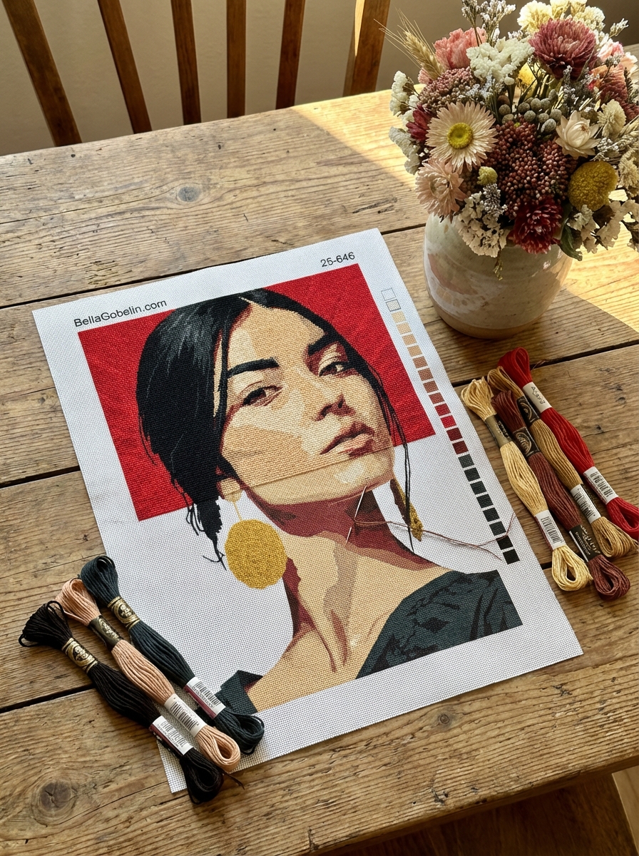 Portrait of a Mexican girl