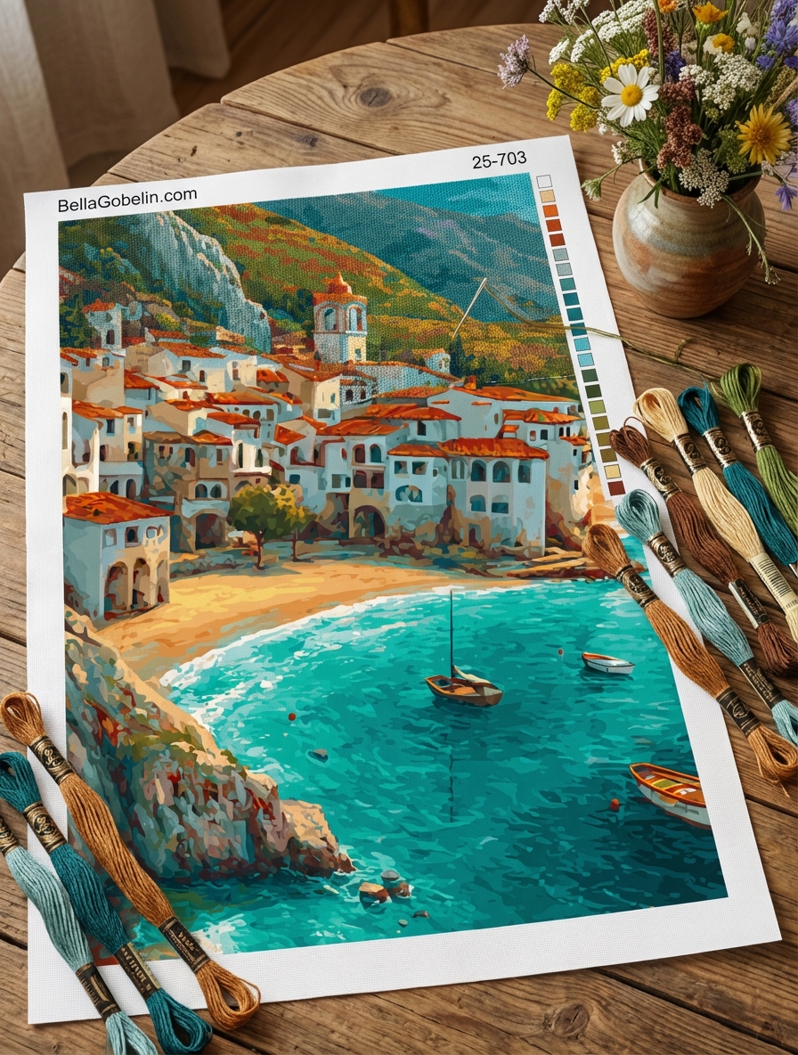 A small town in the Azure Bay