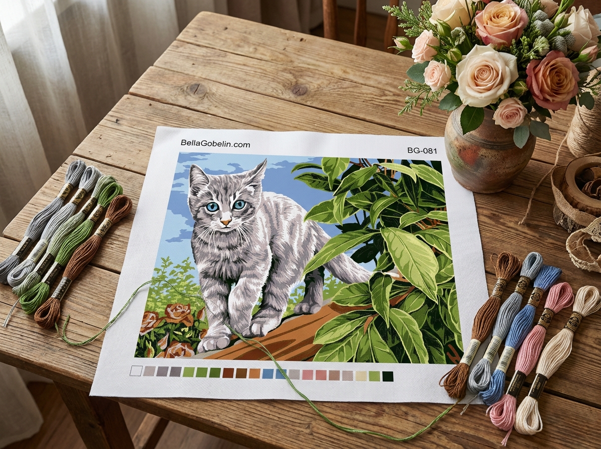 Naughty little kitten