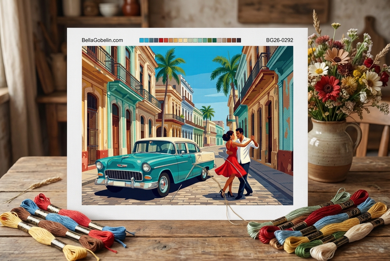 Havana dance by car