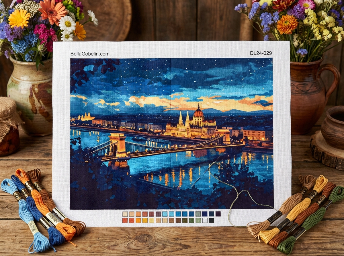 Budapest at night - Chain Bridge