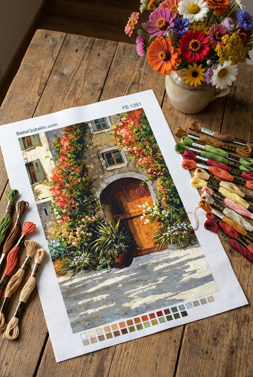 Mediterranean Street - Portrait Format 1.