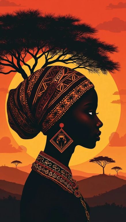 Fekete hölgy portréja