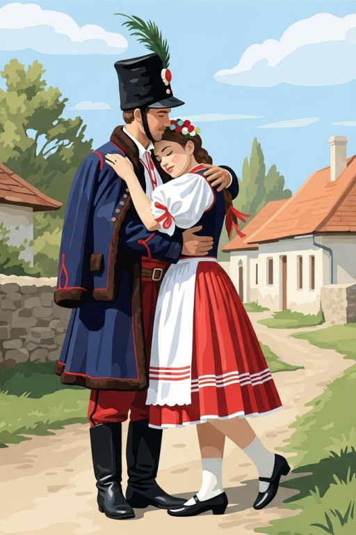 Magyar Huszár és kedvese