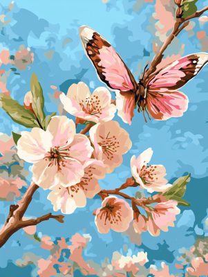 Blossoming with Butterfly