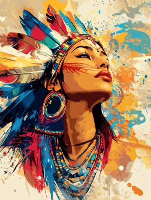 Portrait of an Indian Girl