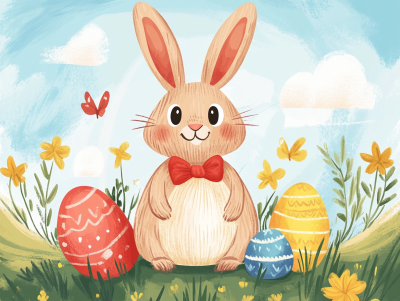 Easter Bunny Tapestry