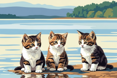 Three little kittens