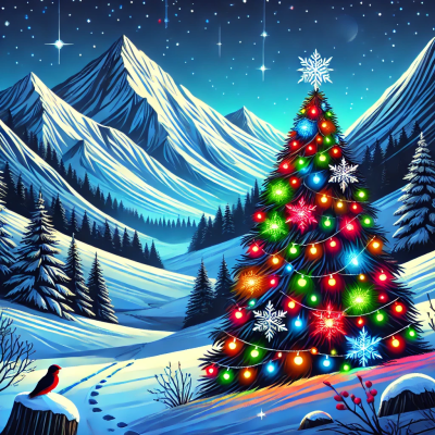 The little bird and the Christmas tree