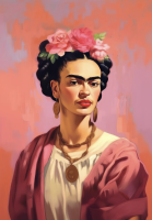 Frida Kahlo modern portrait