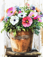 Romantic bouquet series