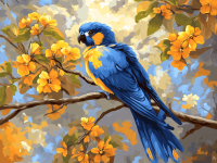 Blue-yellow parrot