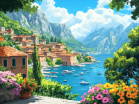 Mediterranean landscape