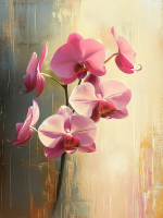Orchid painting
