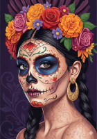 Mexican Halloween portrait series