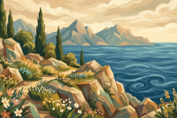 Rocks and the Sea