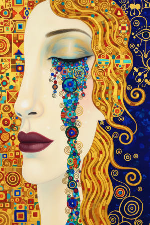 Klimt - Golden Tears - Variation 4