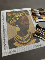 Portrait of an Afro woman